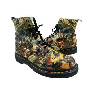RARE Dr martens D'Antonio Pascal Renaissance Collection Combat boots museum WMS8